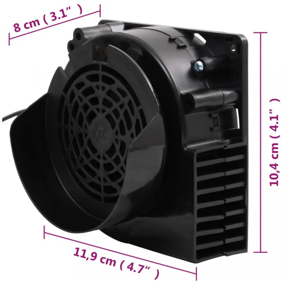 LED-es fényfüzér 66 LED-del és légfúvóval 660 cm