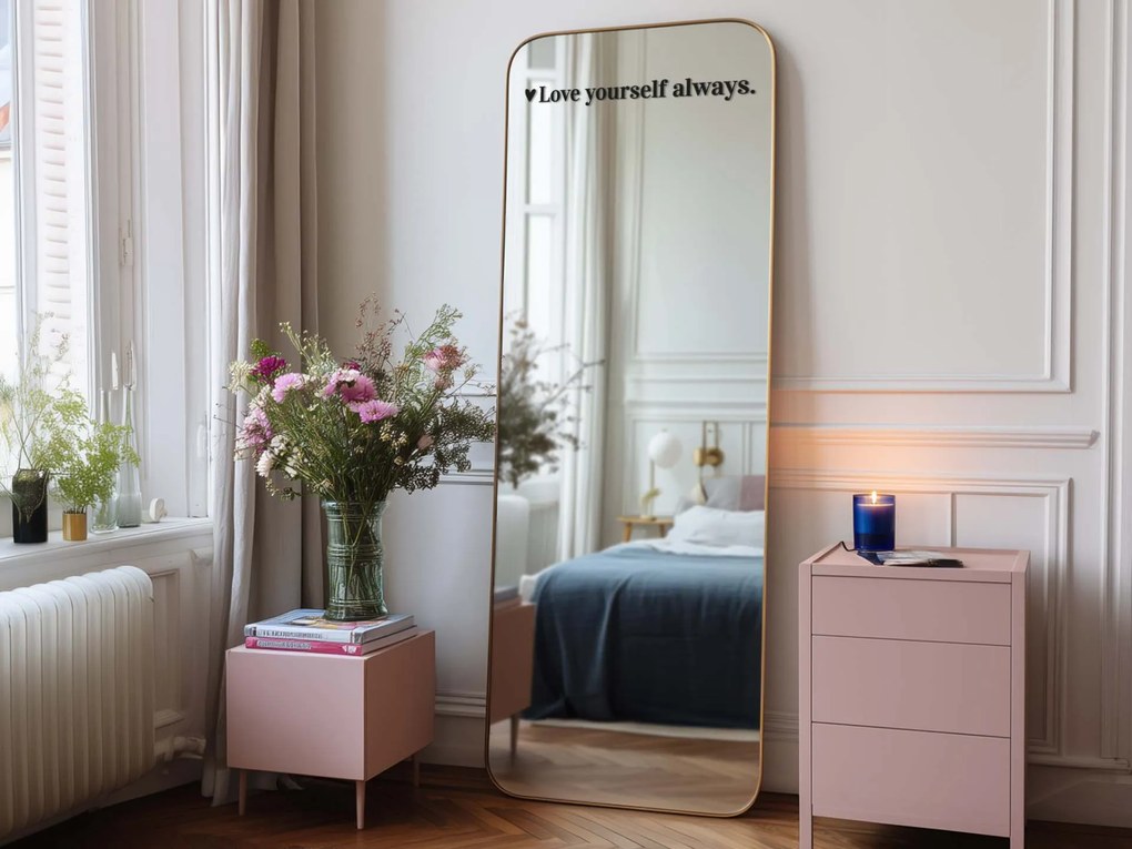 Tükör matrica S36 – Love yourself always.