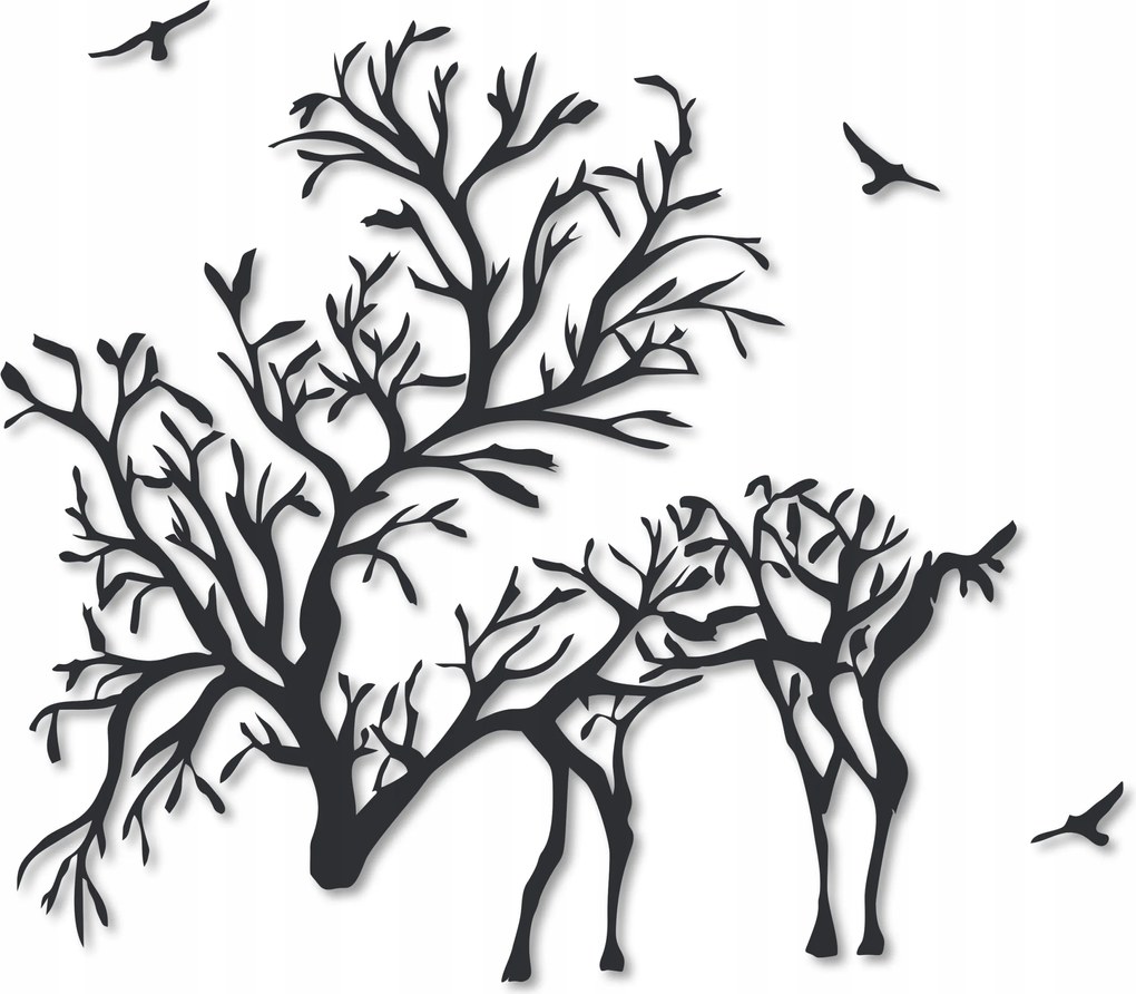 Képek A Nappaliba Szarvas Panel Áttört Nappali Dekoráció Falra 3D Dekoráció