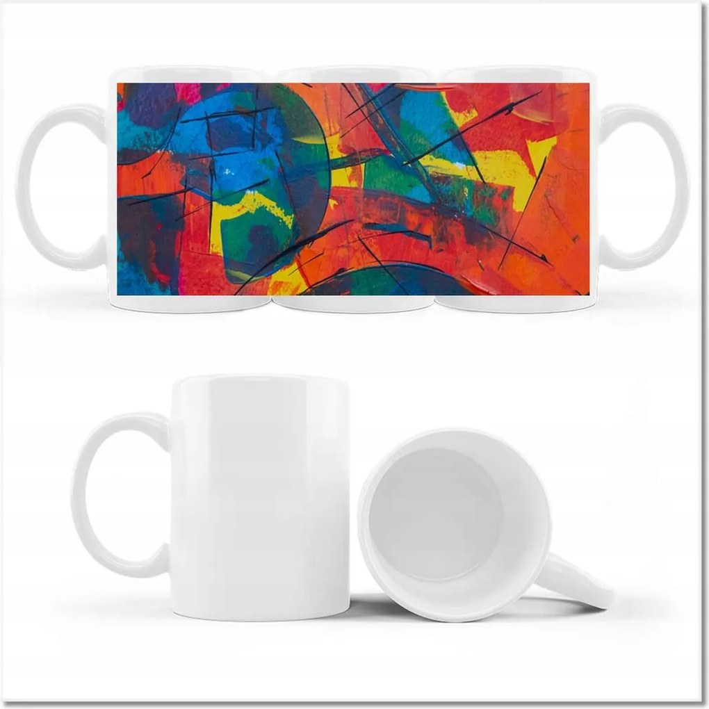 Fényképes bögre Absztrakt Sandy