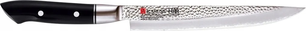 Japán keskeny kovácsolt kés VG10 Hm 20 cm hosszú kalapált Kasumi