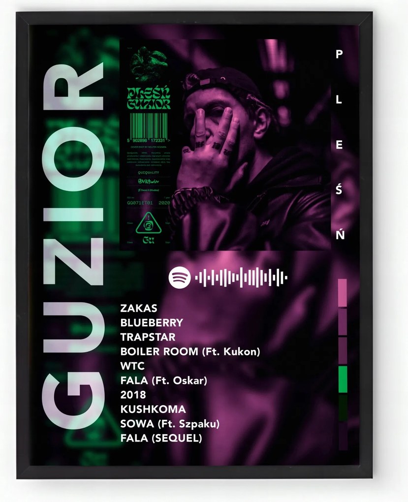 Poszter keretben Album Gomb Penész 30x40 cm Ajándék ötlet