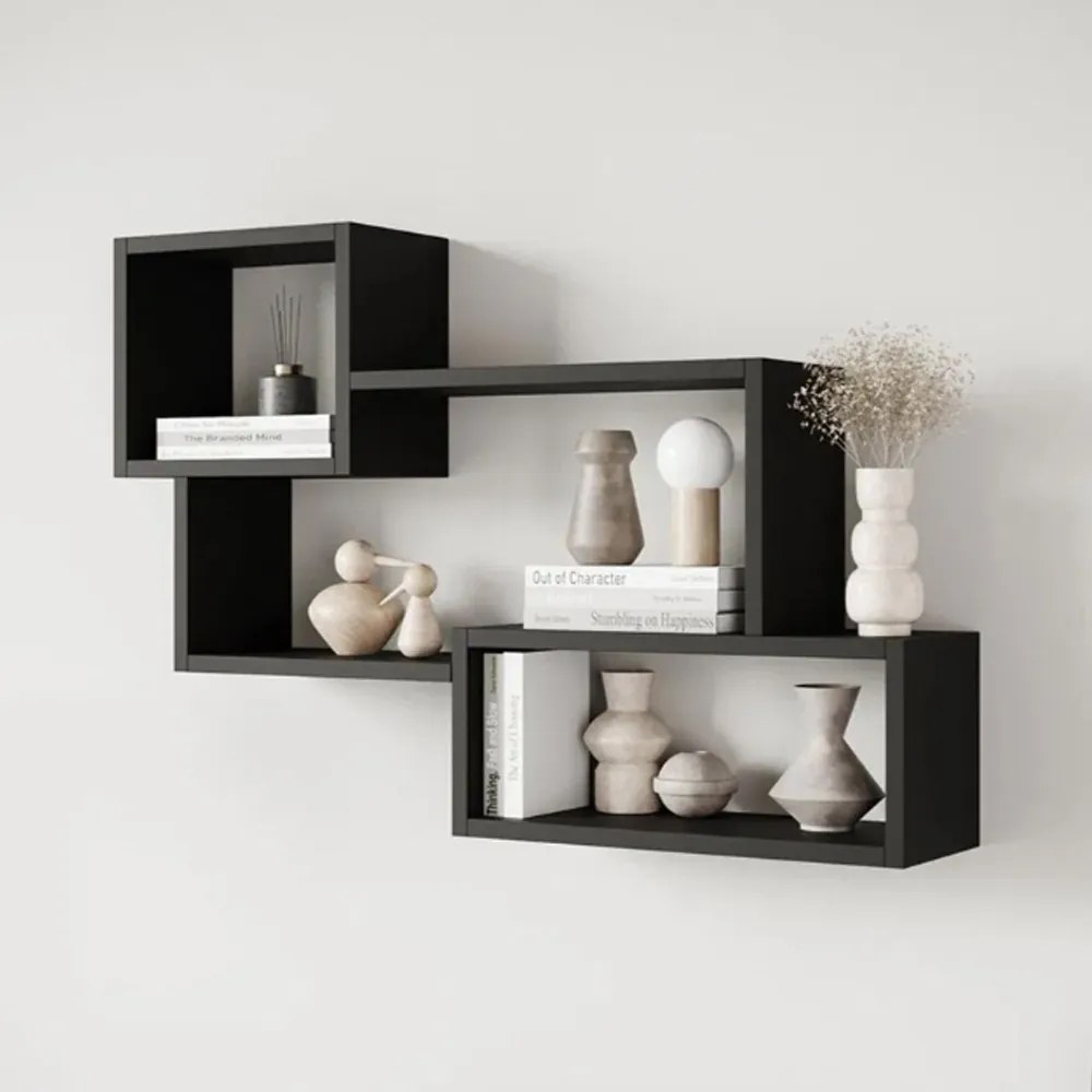 Fali polc 87x18x54cm barna FUR1961-2