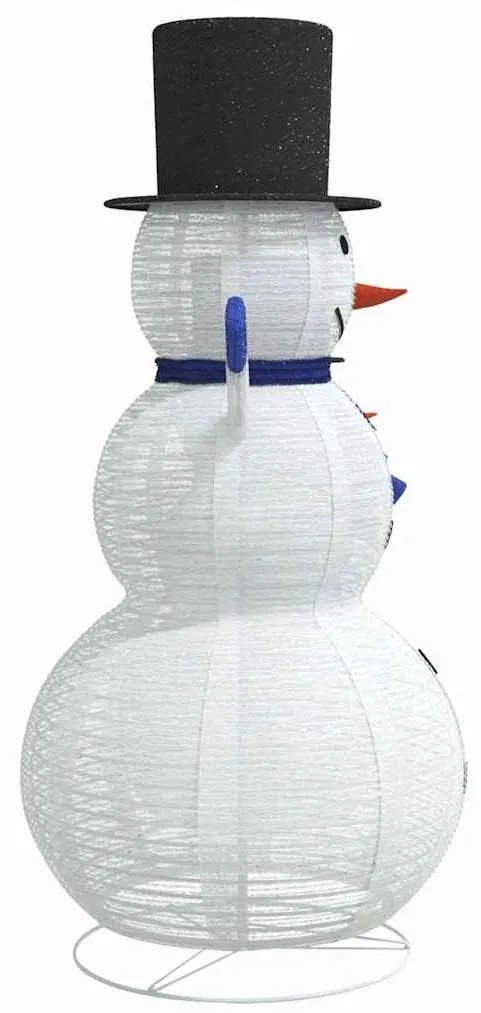 Karácsonyi Hóember Család 3 pcs Meleg fehér 81 x 60 x 125 cm