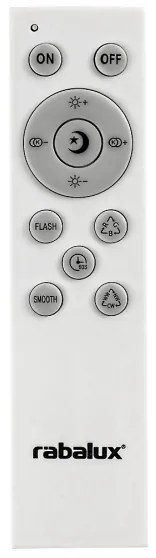 Rabalux 3509 - LED RGB fényerőszabályozható mennyezeti lámpa RODION LED/24W/230V + távirányító