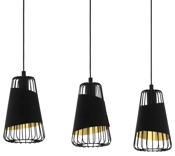 Eglo 49448 - Csillár zsinóron AUSTELL 3xE27/60W/230V