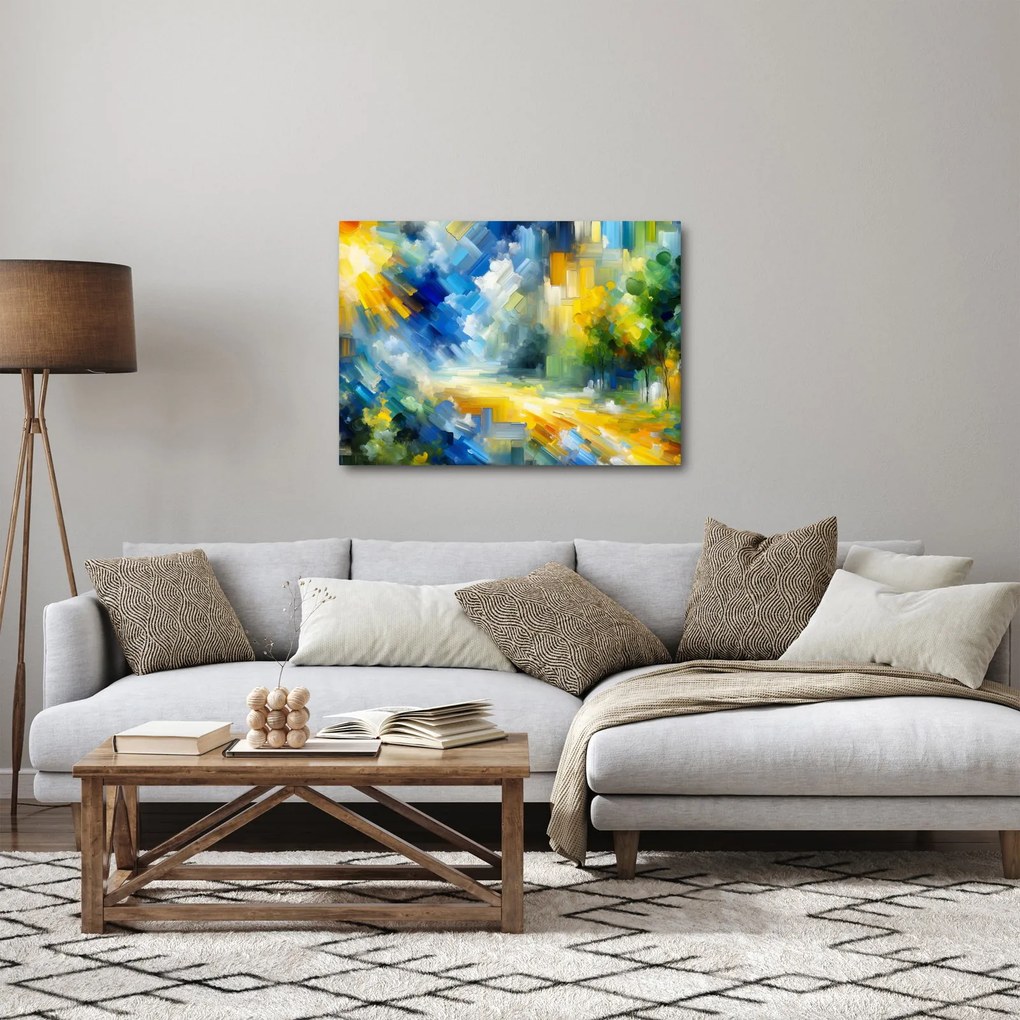 Kép - Absztrakt napos nap (70x50 cm)