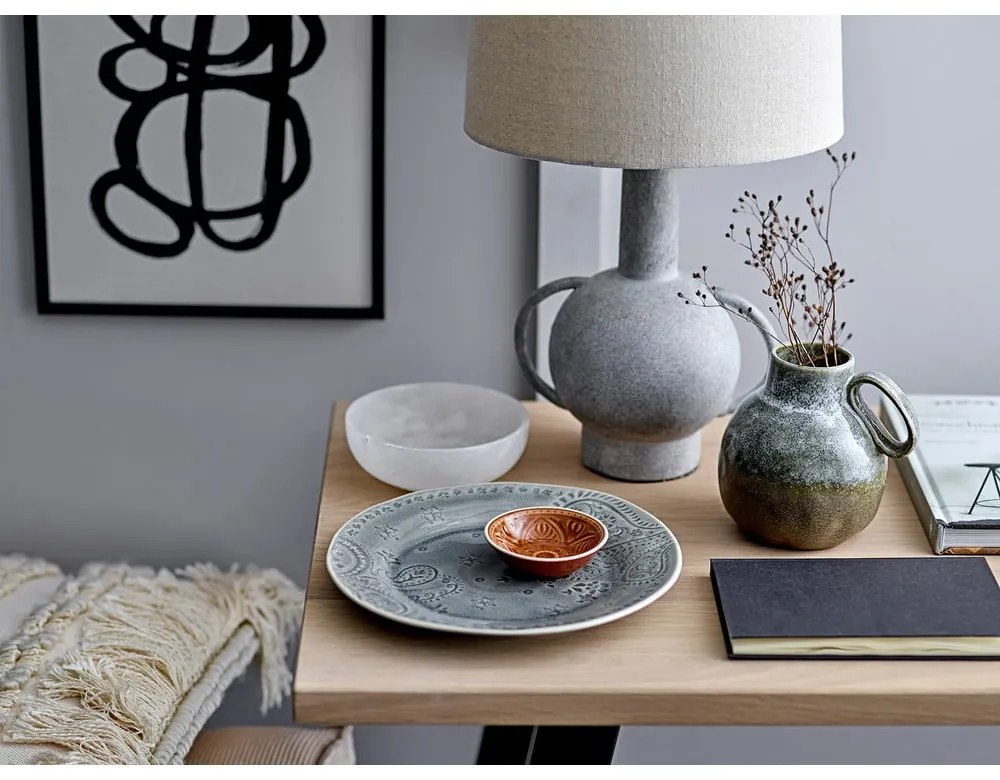 Szürke-bézs asztali lámpa Kean - Bloomingville