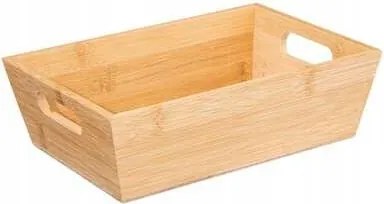 Kenyértartó Kosár 23x16cm Bambusz natúr tartós