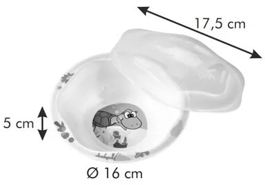 Tescoma DINO tál tetővel, 16 cm