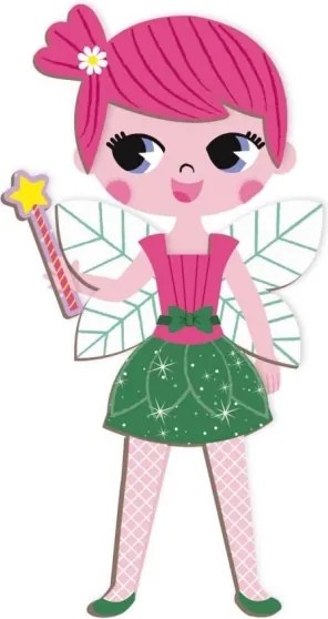 Janod - Interaktív mágneses készlet MAGNETIBOOK lányoknak