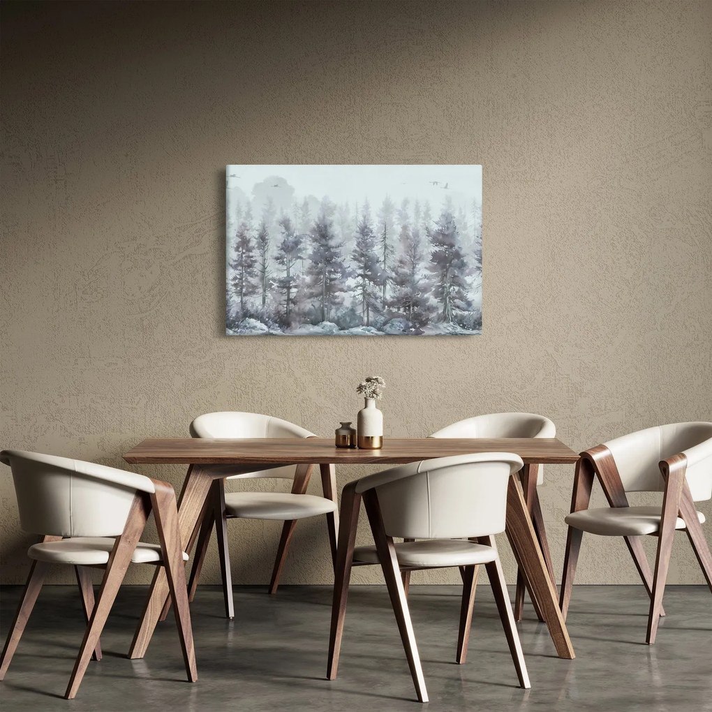 Kép - Fenyőerdő II., akvárium (90x60 cm)