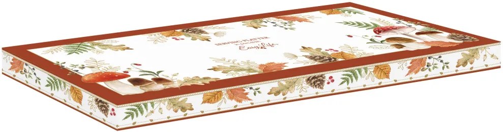 Porcelántálca 35x15cm, dobozban, Autumn Breeze