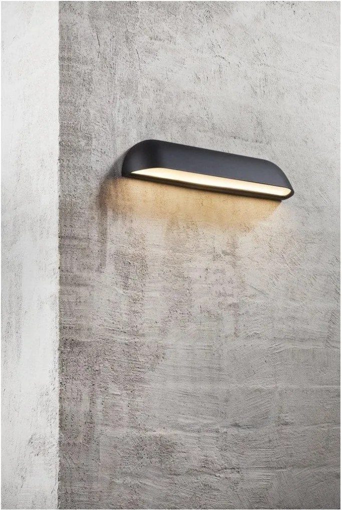 NORDLUX 84091003 FRONT Modern Kültéri Fali Lámpa Fehér, Fekete LED IP44