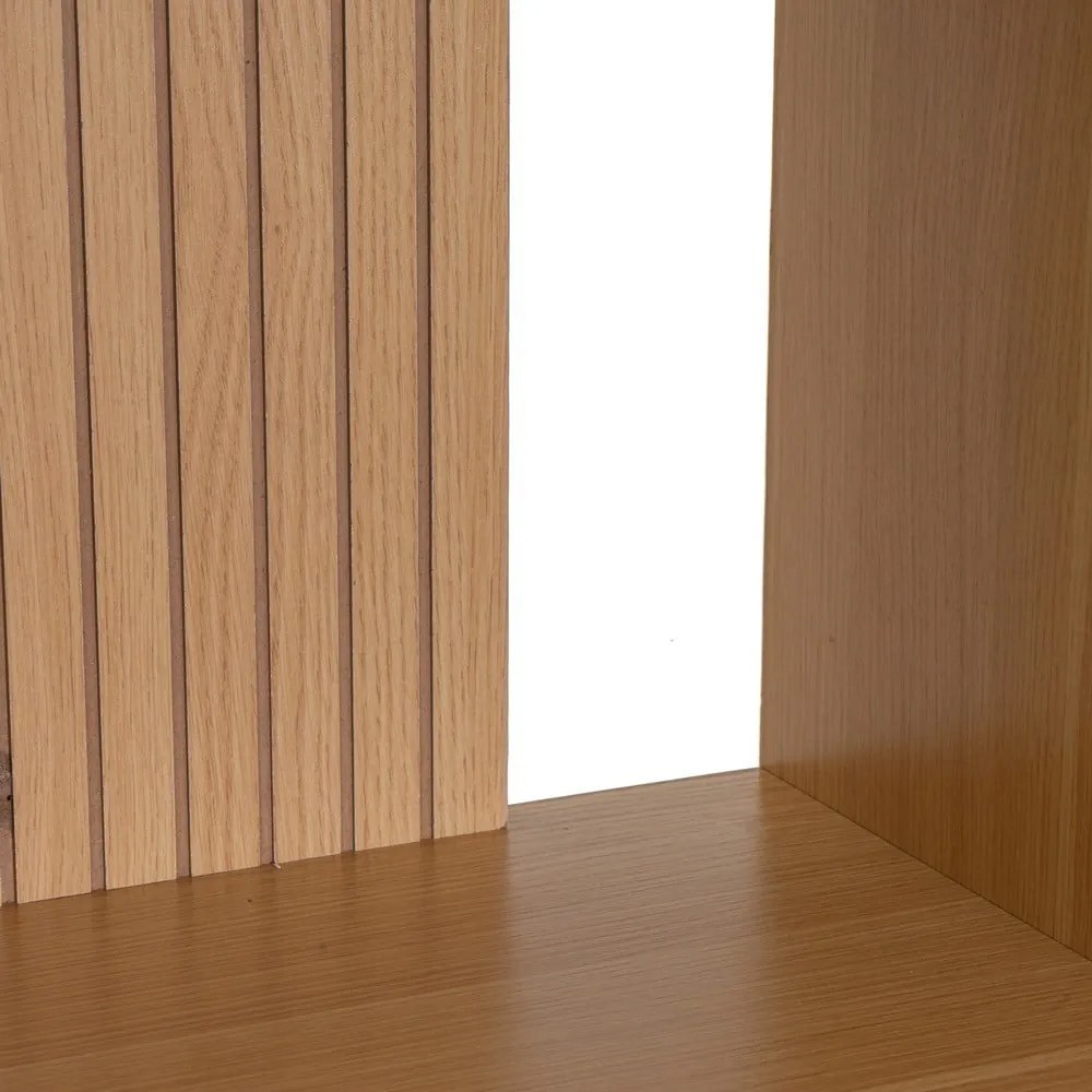 Natúr színű gyerek könyvespolc tölgyfa dekorral 63x159 cm Mid-Lines – Casa Selección