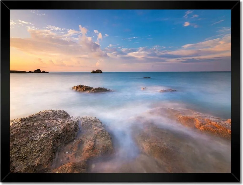 Poszterek keretben 40x30 Naplemente Tenger Ég
