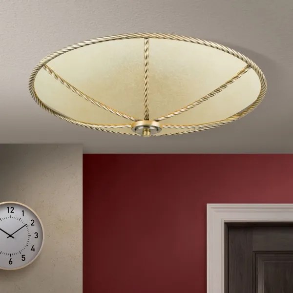 Orion DL 7-567/56 - Mennyezeti lámpa MAURO 5xE27/60W/230V átm. 56 cm bronz