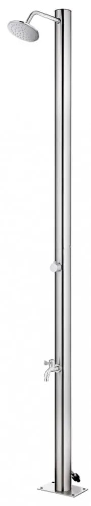 rozsdamentes acél kerti zuhany 215 cm