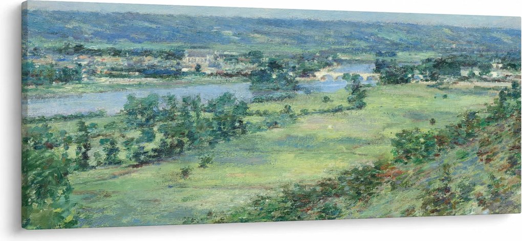 Kép - Theodore Robinson, The Valley of the Seine, From the Hills of Giverny, reprodukciók (120x50 cm)