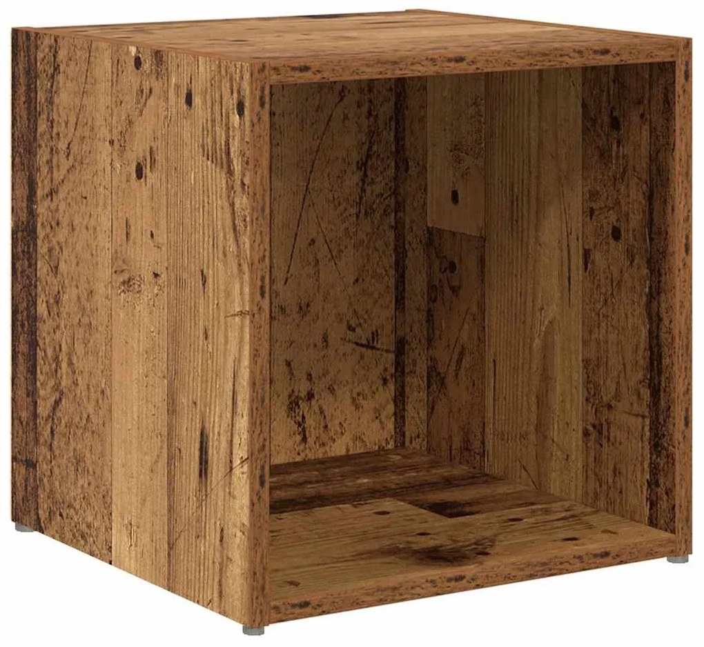 TV Szekrény Szett 8 pcs Öreg fa 37 x 35 x 72 cm Faanyag