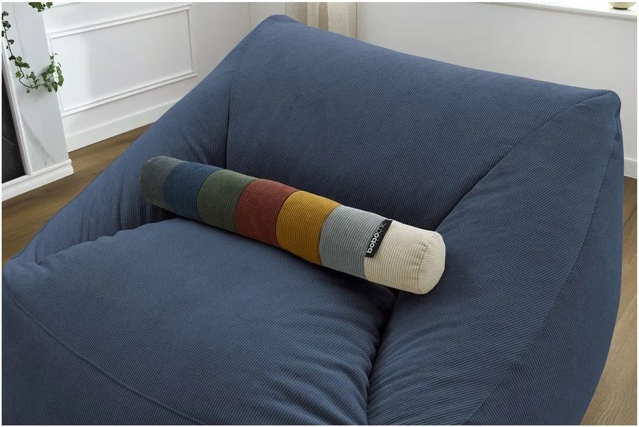 Sötétkék kordbársony babzsákfotel Lilibet – Bobochic Paris