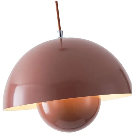 Zsinóros függőlámpa JARDEN 1xE27/15W/230V barna