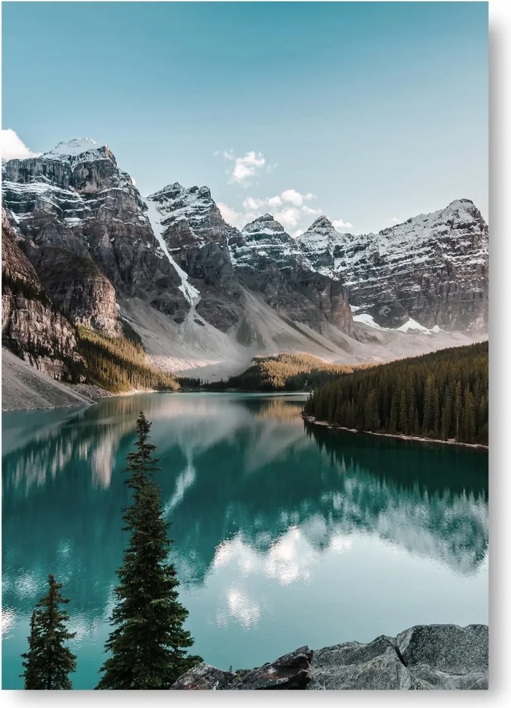 Tó Hegyek poszter kép B1 100x70cm #124