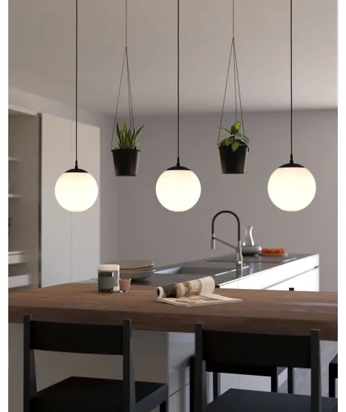 Eglo 900512 - Csillár zsinóron RONDO 3xE27/40W/230V