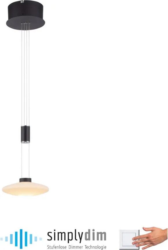 Paul Neuhaus LAUTADA 2080-18 Függőlámpa 1x7,5W/LED 3000K 600LM IP20