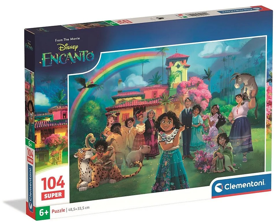 Disney Encanto Casita Colorful 104 db-os puzzle Clementoni