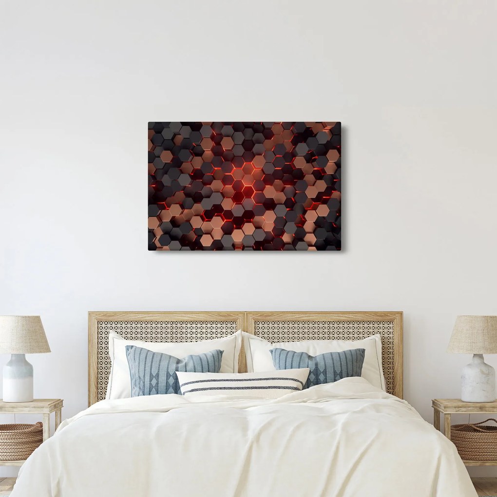 Kép - Futurisztikus absztrakció (90x60 cm)