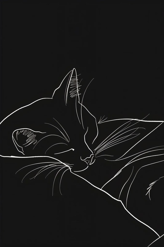 Poszter 30x45cm Éjszakai nyugalom