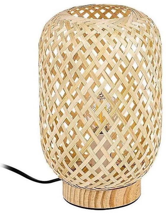 Rabalux 74016 - ALINAFE asztali lámpa 1xE14/25W/230V rattan