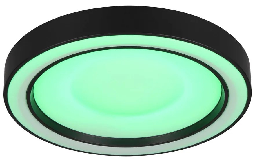 Fekete-fehér LED mennyezeti lámpa ø 40 cm Arco – Trio