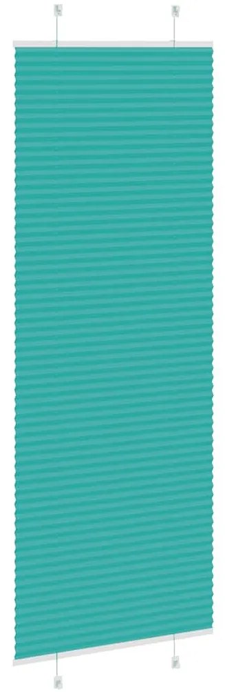 pliszírozott redőny Benzinzöld 75x200 cm szövetszélesség