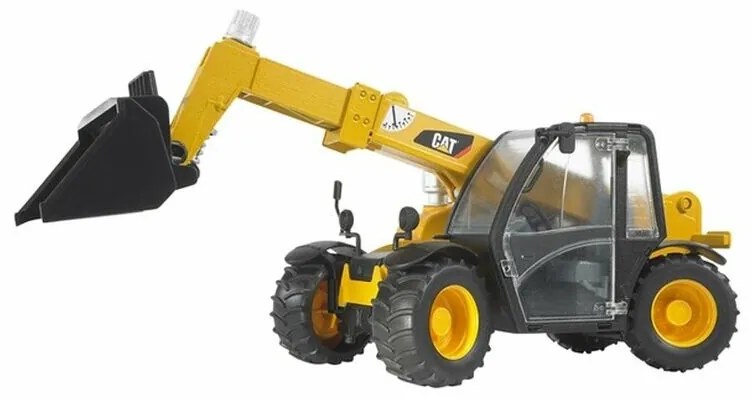 Bruder 02141 CAT Caterpillar rakodógép teleszkóposgémmel, 1:16