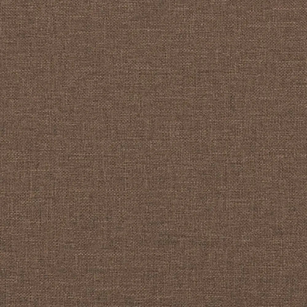 kétszemélyes barna szövetkanapé 140 cm