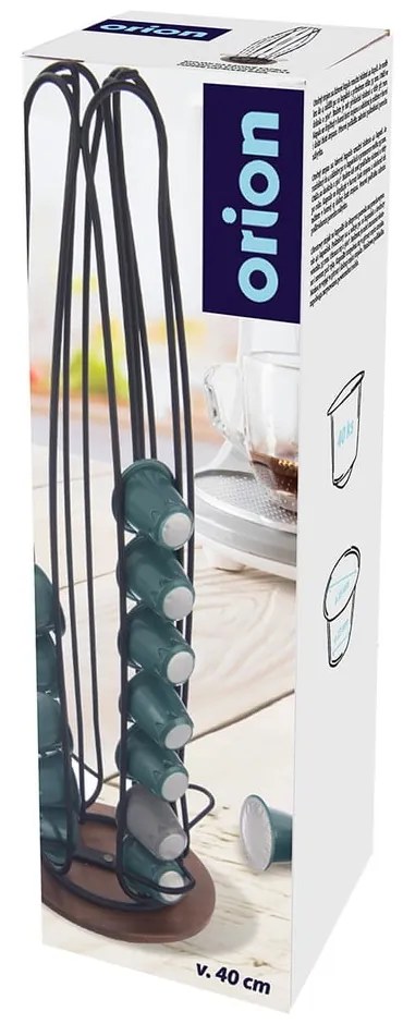 Fekete kávékapszula tartó Radka – Orion