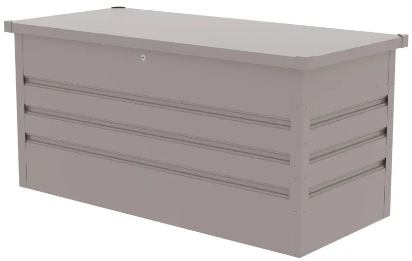 Kerti láda G21 Denver 400 L, szürke fém