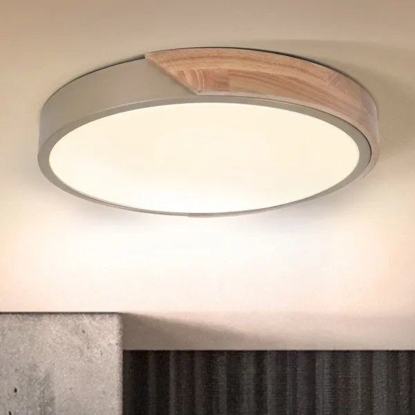BRILAGI - LED Mennyezeti lámpa PILANA LED/24W/230V tölgy/bézs Ø 30 cm