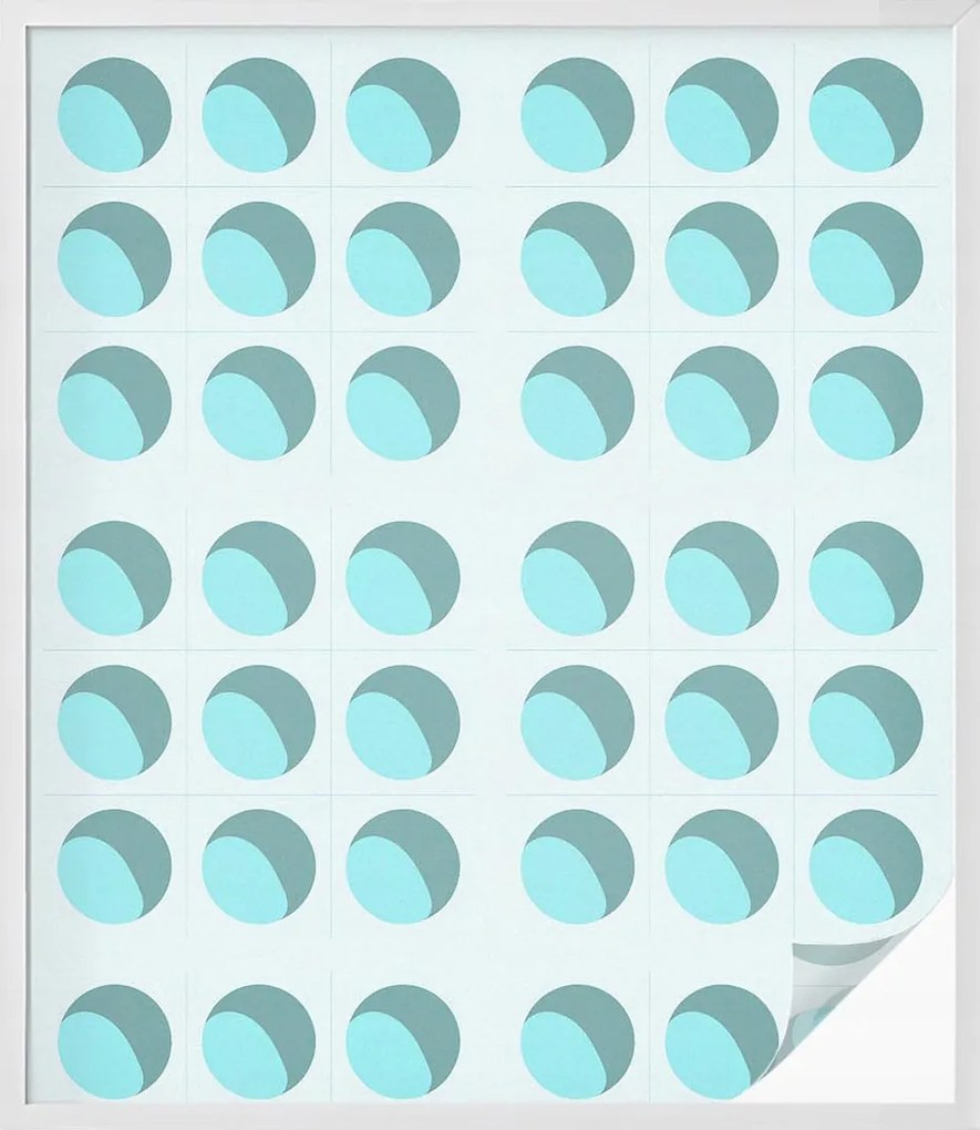 Öntapadós ablakfólia az adatvédelem érdekében Modern kerekek 100x116