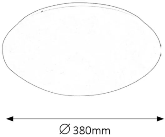 Rabalux 3439 - LED Fürdőszobai mennyezeti lámpa LUCAS LED/24W/230V