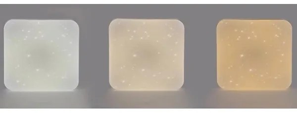 LED Szabályozható mennyezeti lámpa SYRIUS távirányítással LED/72W/230V