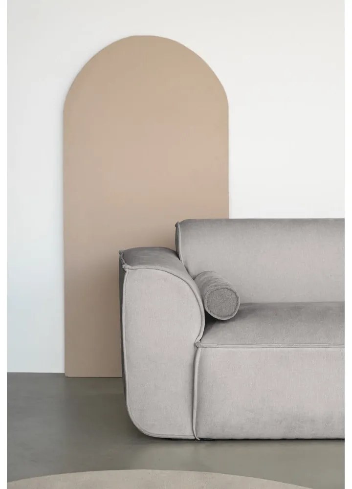 Világosszürke moduláris heverő (bal oldali) Flex Felix – Miuform