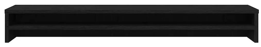 fekete tölgyfa monitorállvány 100 x 24 x 13 cm