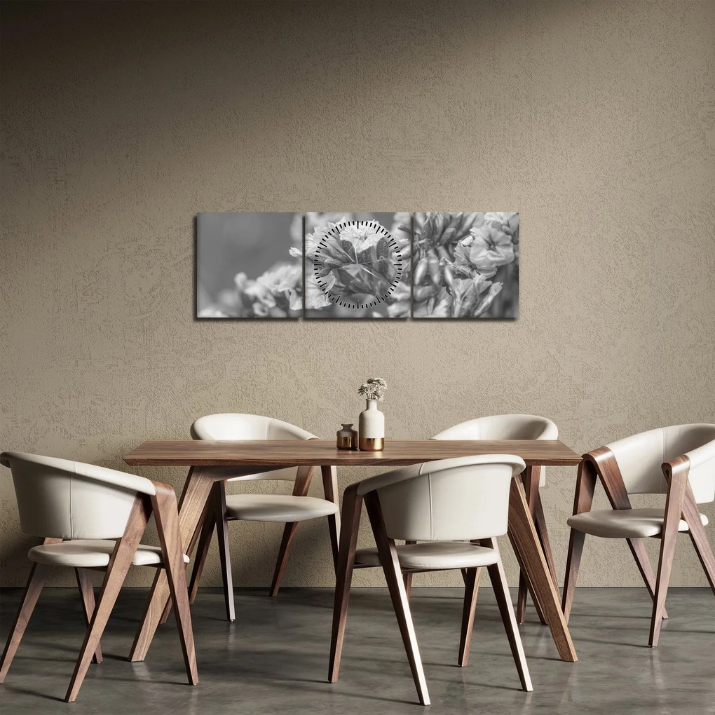 Kép - Szárított virágok (órával) (90x30 cm)