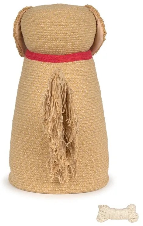 Bézs textil játéktároló kosár 40x30x55 cm Luna – Lorena Canals