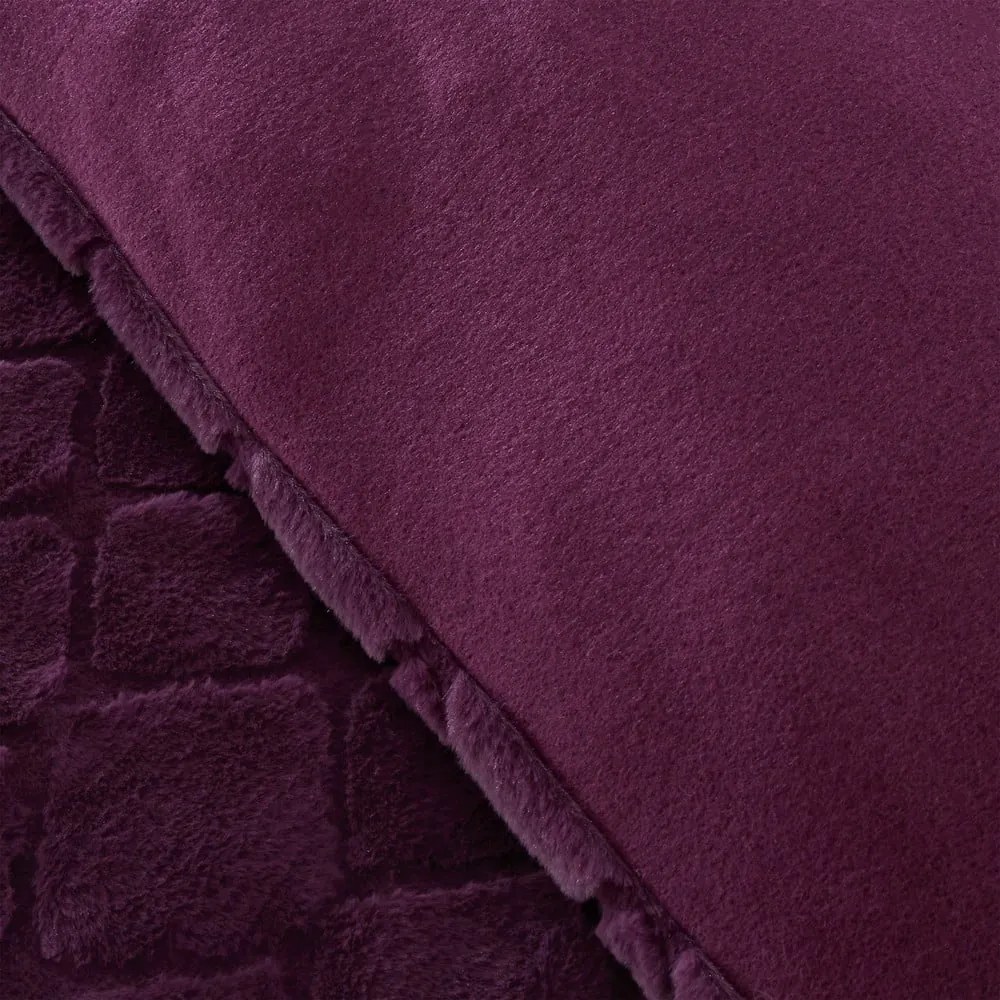 Black Friday - Borvörös kétszemélyes mikroplüss ágyneműhuzat 200x200 cm Cosy Diamond – Catherine Lansfield