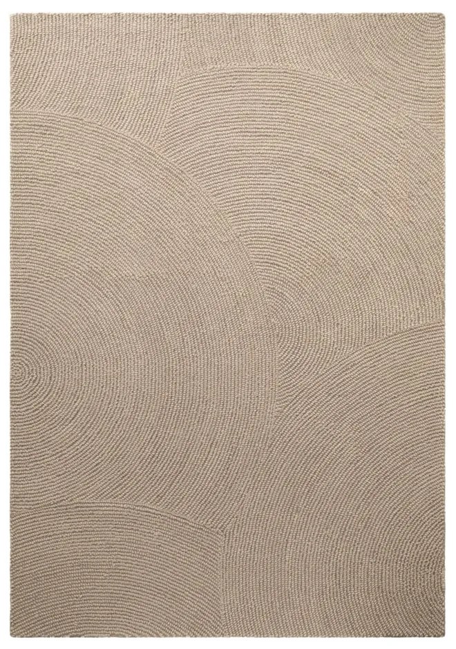 Bézs kézi szövésű gyapjú szőnyeg 120x180 cm Eleni Light Beige – Hanse Home