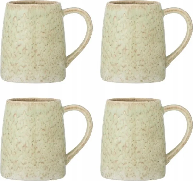 Bloomingville Winnie Bögre 370 ml 4 db-os bögre szett Világoszöld